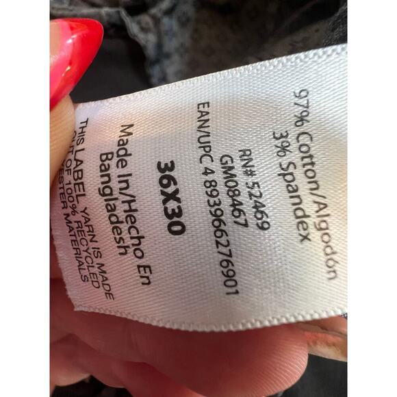 GEORGE SLIM BLACK CHINO PANTS MENS 36 X 30 - Picture 4 of 6